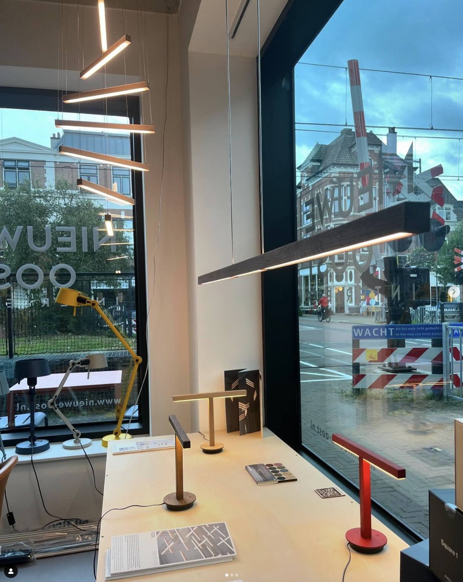 Verlichting van Arend Groosman op het Designer Podium van Nieuwe Oost