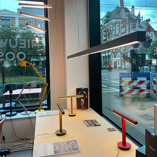 Verlichting van Arend Groosman op het Designer Podium van Nieuwe Oost